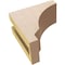 Ekena Millwork 3"W x 6"D x 6"H Classic Moab Rough Cedar Woodgrain TimberThane Corbel, Primed Tan CORUR03X06X06MOARCPR - alternate 3